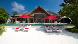 Niyam Two Bedroom Beach Pavilion Sun Lounges v2