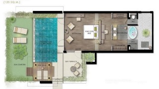 Pool residence layout sarojin